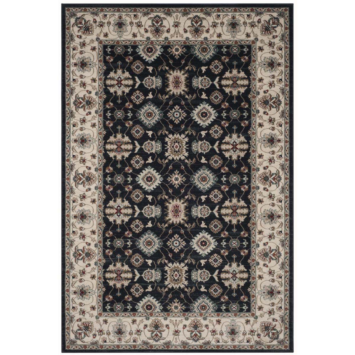 Safavieh Lyndhurst 332 Rug, LNH332 - Navy / Creme