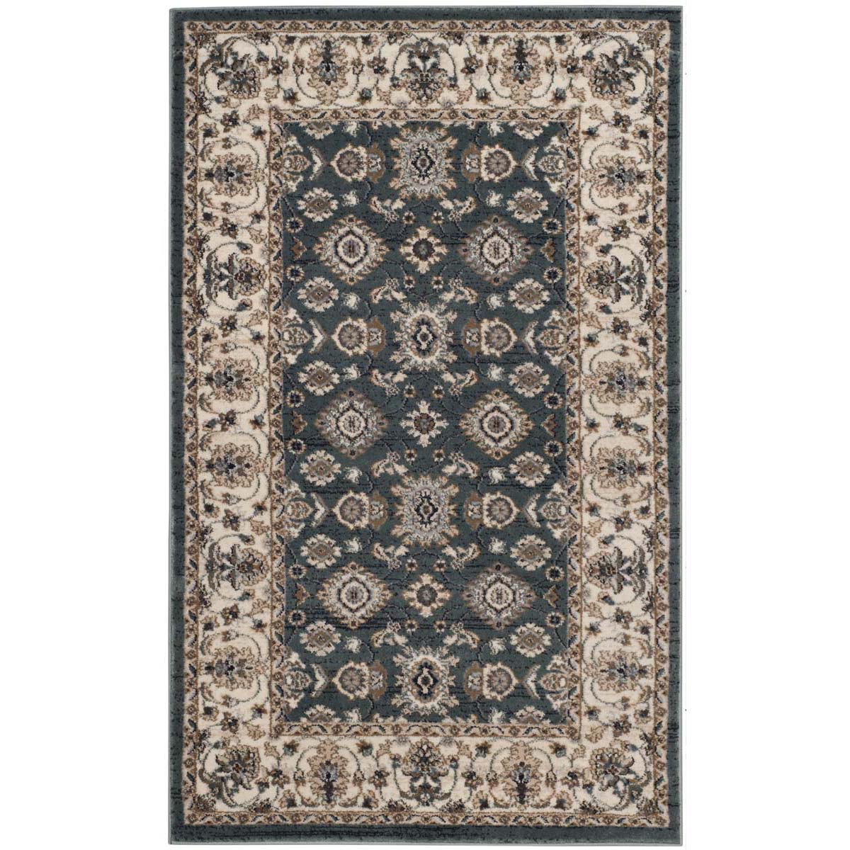Safavieh Lyndhurst 332 Rug, LNH332 - Teal / Cream