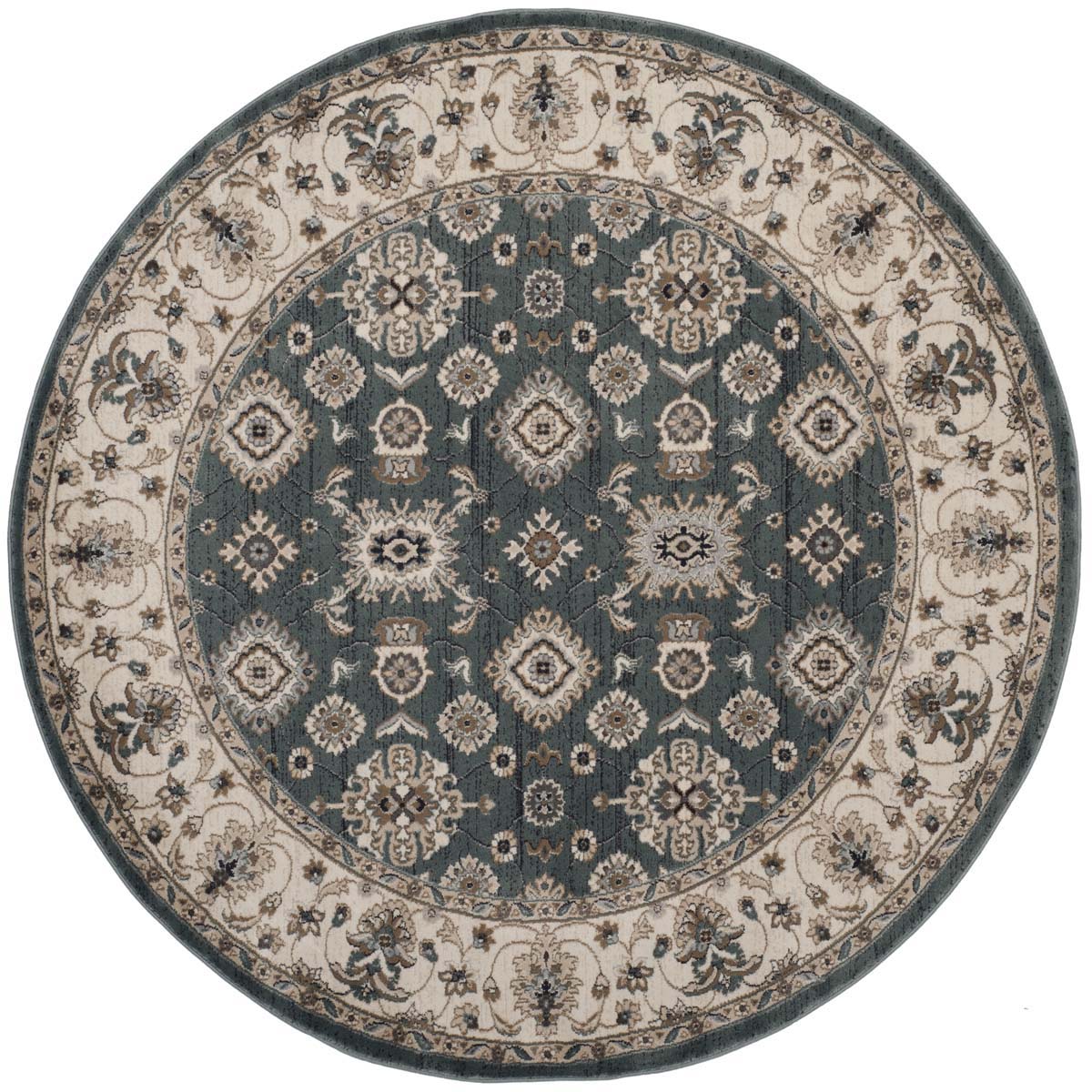 Safavieh Lyndhurst 332 Rug, LNH332 - Teal / Cream