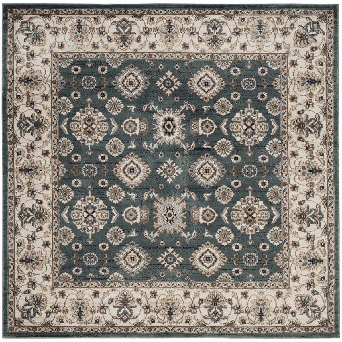 Safavieh Lyndhurst 332 Rug, LNH332 - Teal / Cream