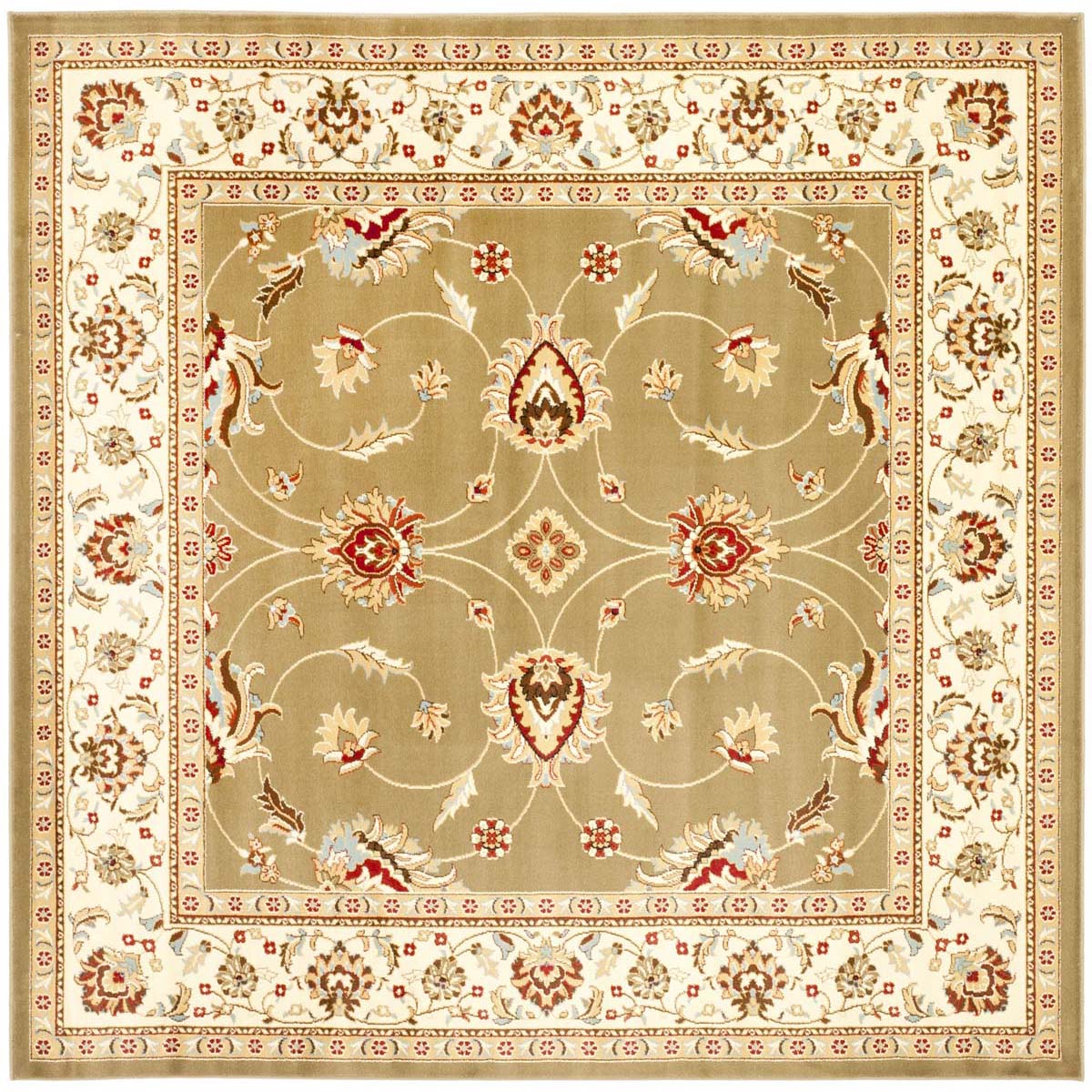 Safavieh Lyndhurst 553 Rug, LNH553 - Green / Ivory