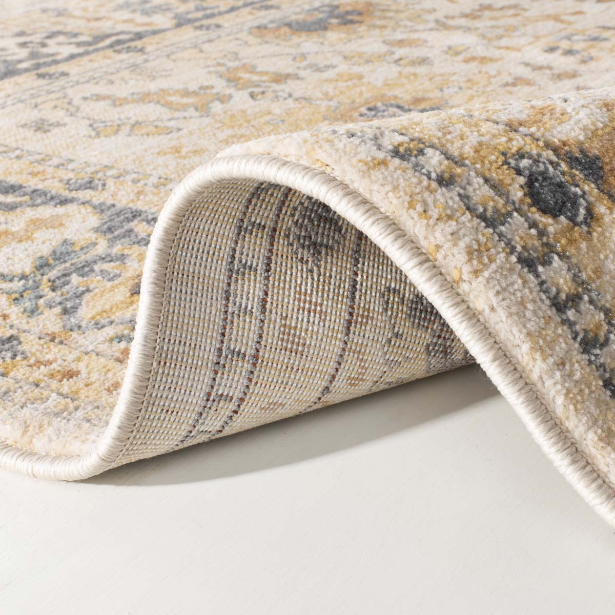 Lauren Ralph Lauren Claire Rug, LRL1282 - BEIGE / LIGHT GREY