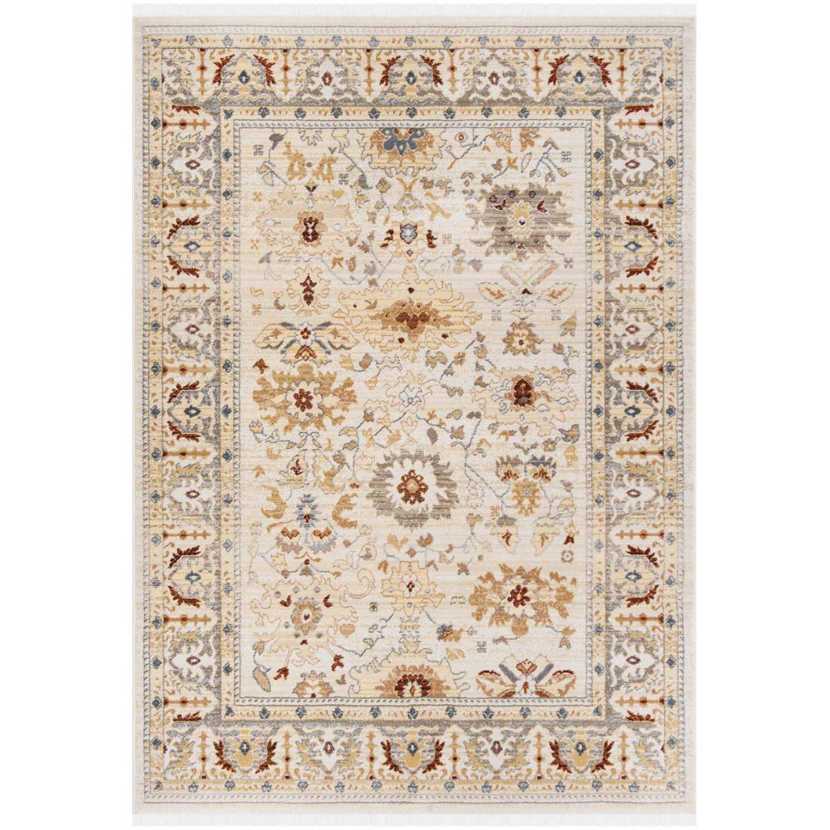 Lauren Ralph Lauren Claire Rug, LRL1282 - BEIGE / RUST