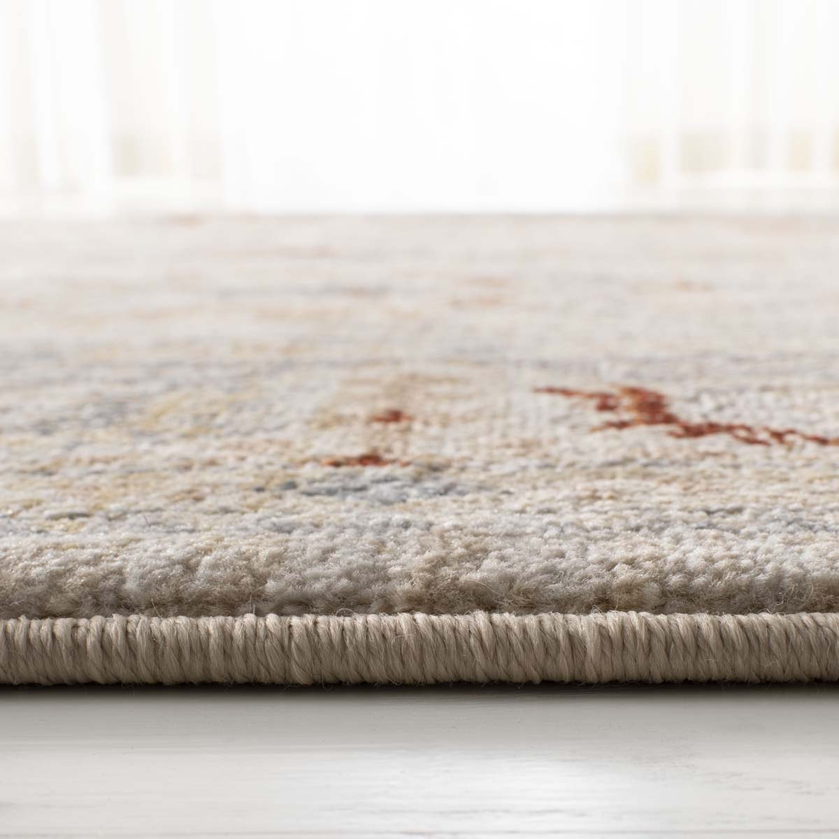 Lauren Ralph Lauren Claire Rug, LRL1282 - BEIGE / RUST