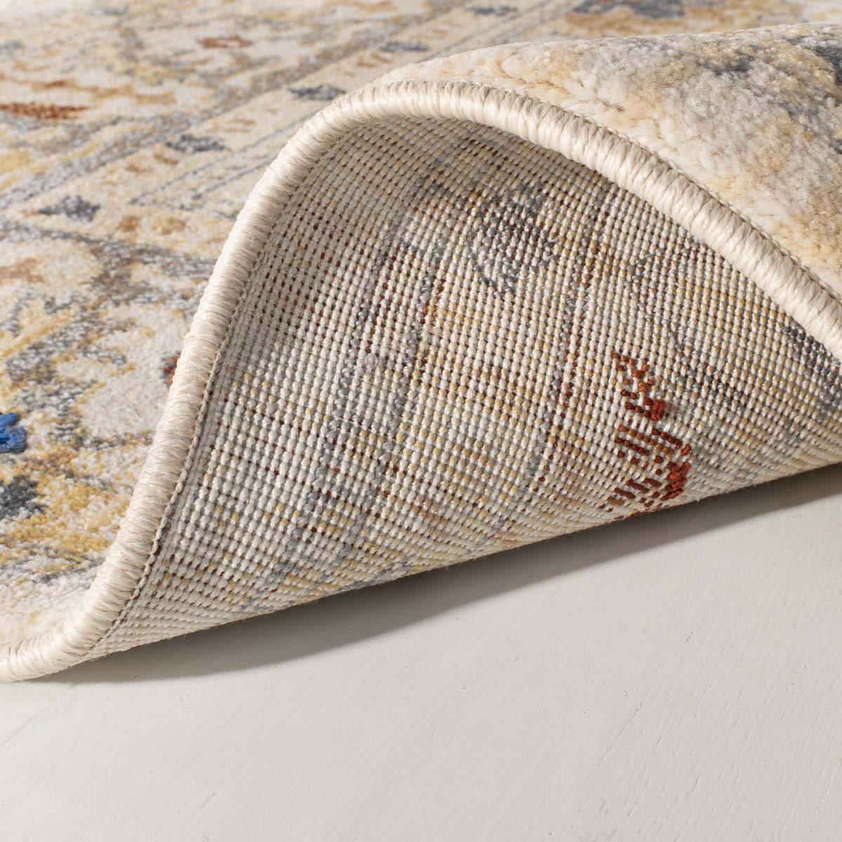 Lauren Ralph Lauren Claire Rug, LRL1282 - BEIGE / RUST