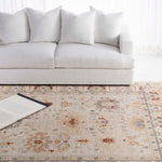 Lauren Ralph Lauren Claire Rug, LRL1282 - BEIGE / RUST