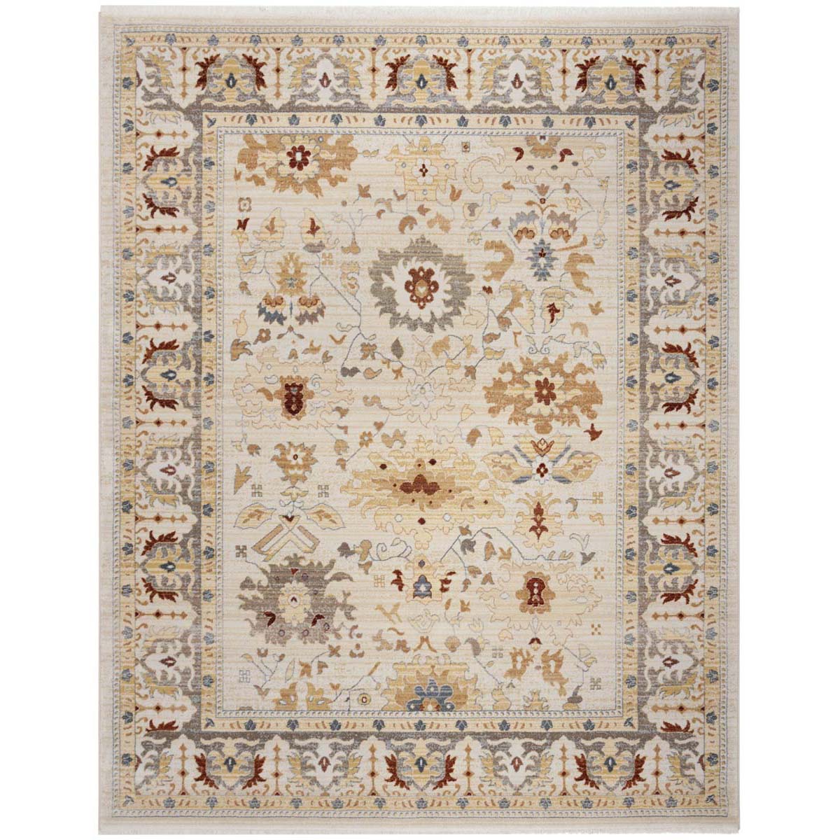Lauren Ralph Lauren Claire Rug, LRL1282 - BEIGE / RUST