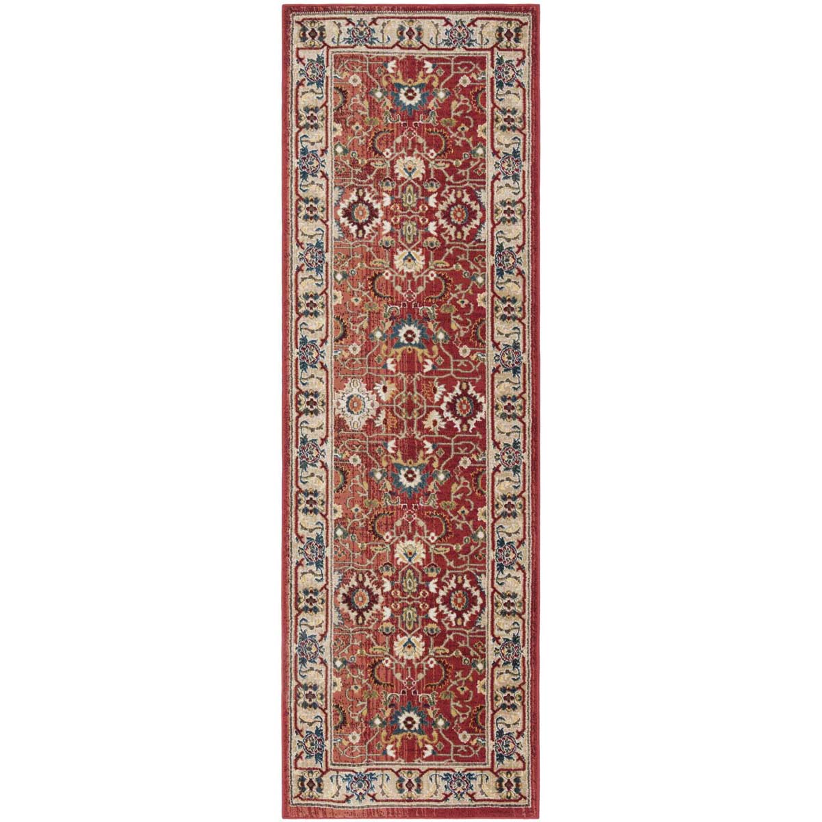 Lauren Ralph Lauren Ines Rug, LRL1293 - RED / BEIGE