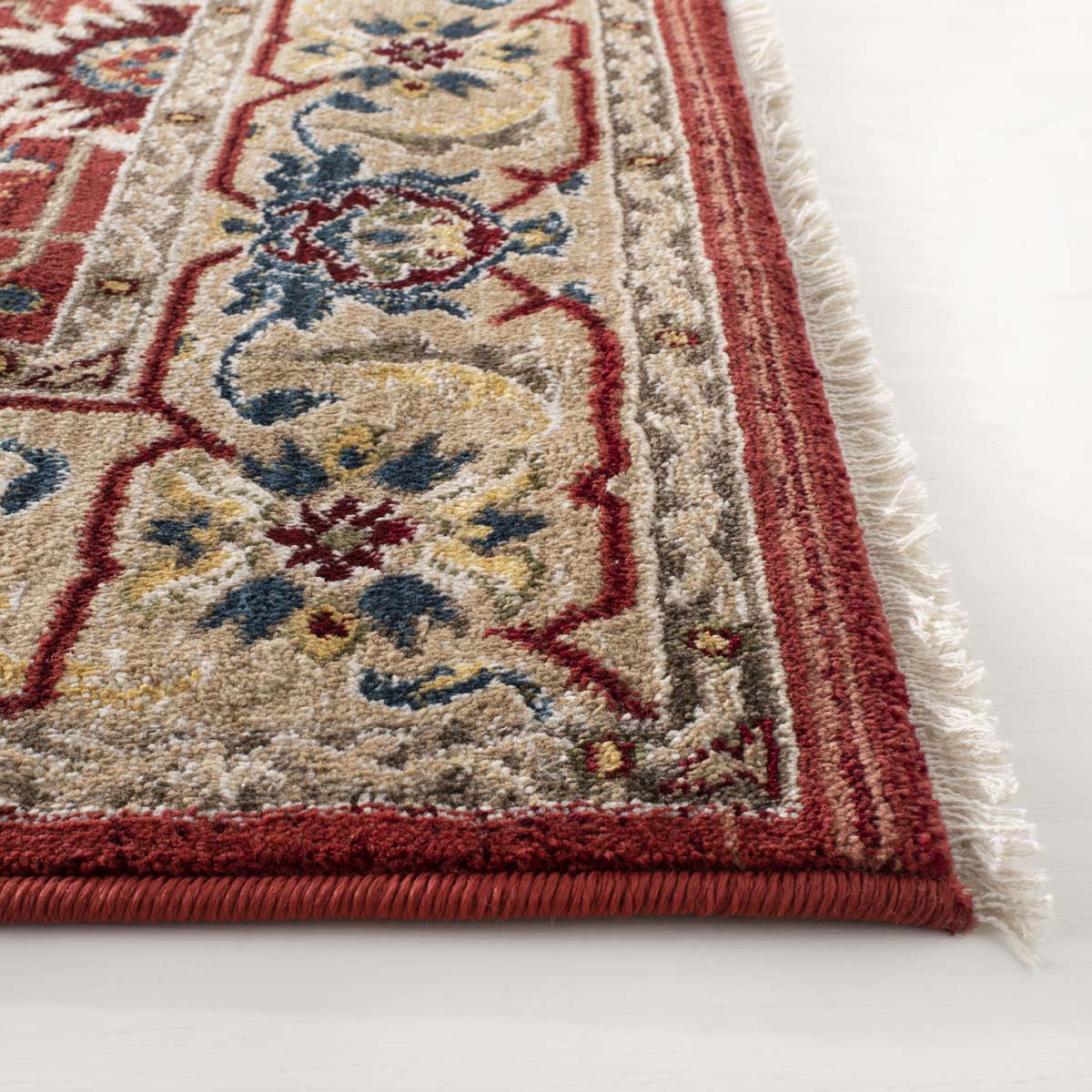 Lauren Ralph Lauren Ines Rug, LRL1293 - RED / BEIGE