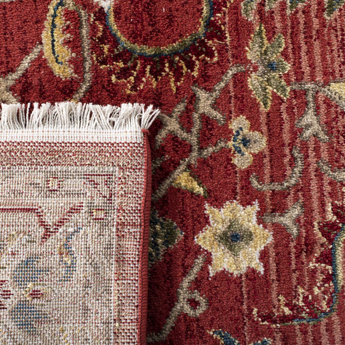 Lauren Ralph Lauren Ines Rug, LRL1293 - RED / BEIGE