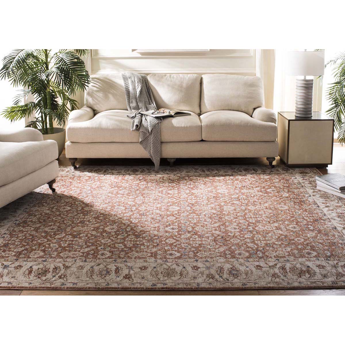 Lauren Ralph Lauren Helena Rug, LRL1345 - BEIGE / LIGHT RUST