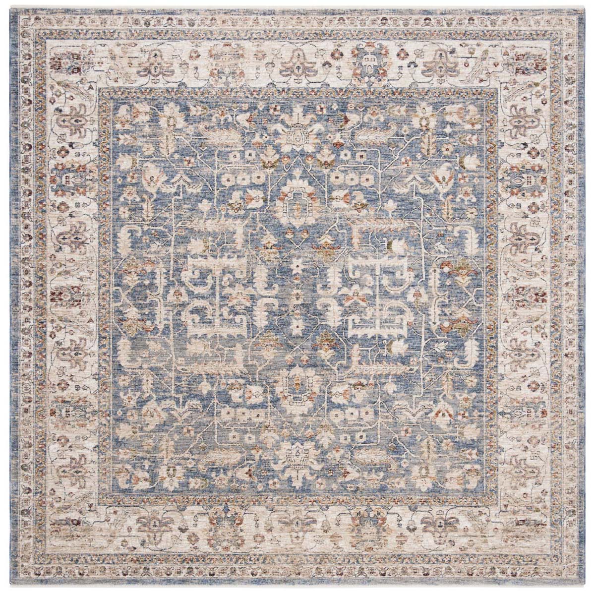 Lauren Ralph Lauren Sidney Rug, LRL1350 - LIGHT BLUE / IVORY