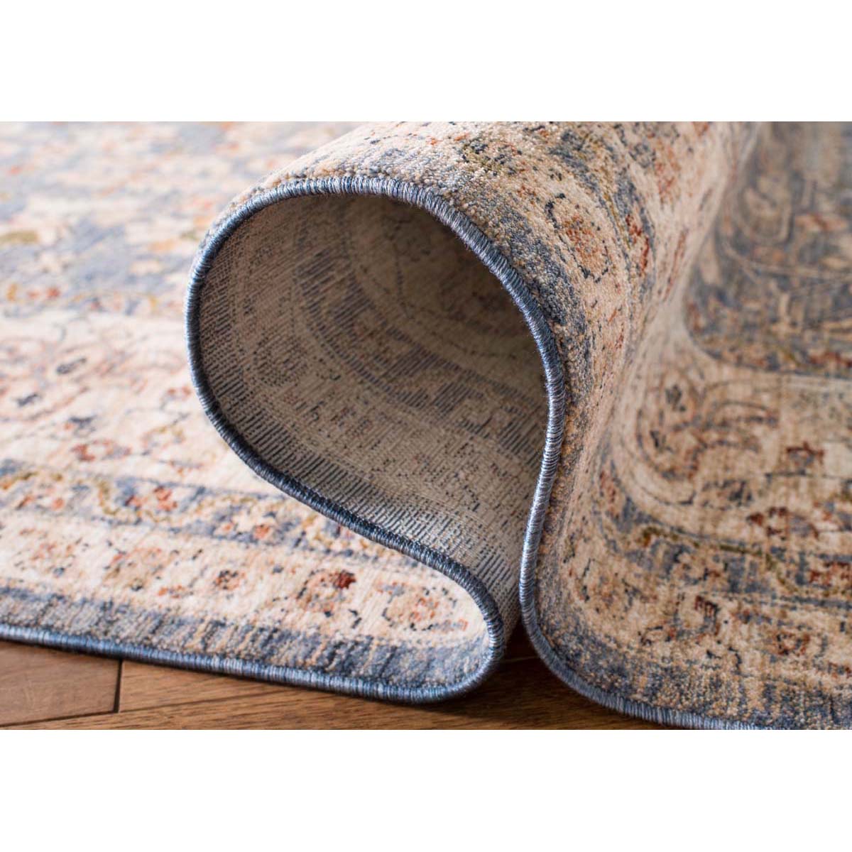 Lauren Ralph Lauren Sidney Rug, LRL1350 - LIGHT BLUE / IVORY