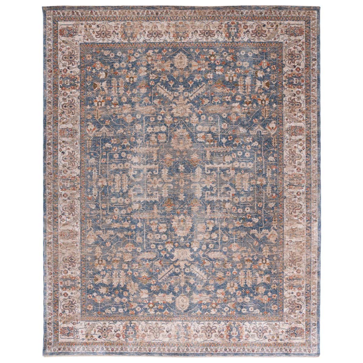 Lauren Ralph Lauren Sidney Rug, LRL1350 - LIGHT BLUE / IVORY