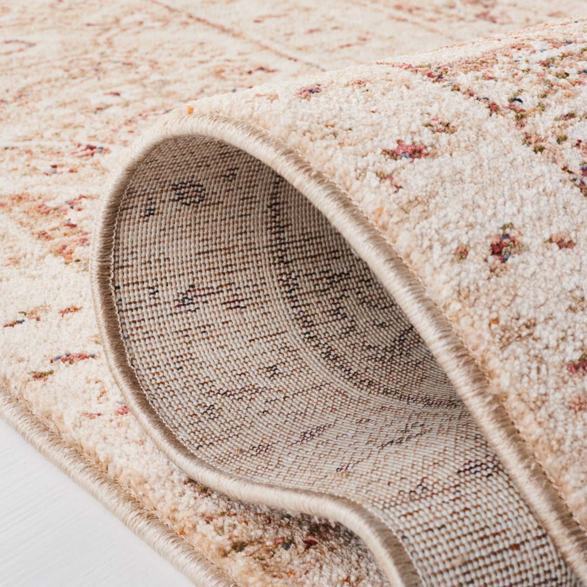 Lauren Ralph Lauren Sidney Rug, LRL1374 - LIGHT RUST / BEIGE