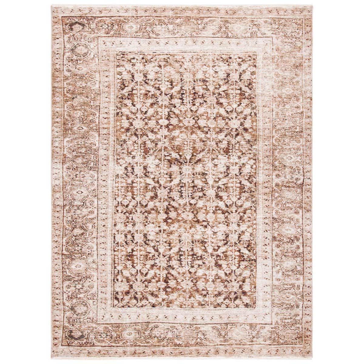 Lauren Ralph Lauren Sidney Rug, LRL1374 - LIGHT RUST / BEIGE