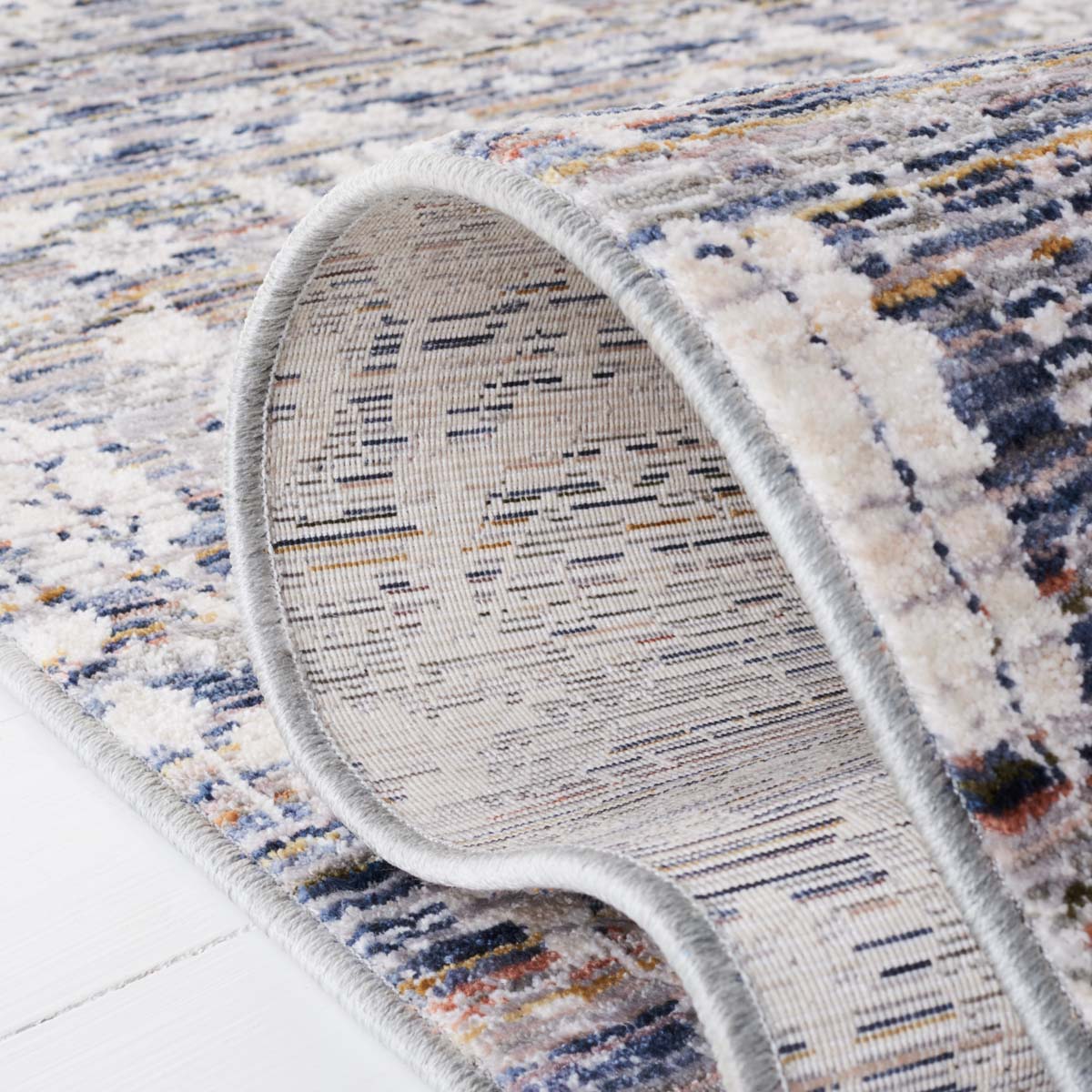 Lauren Ralph Lauren Verona Rug, LRL1384 - LIGHT BLUE / IVORY