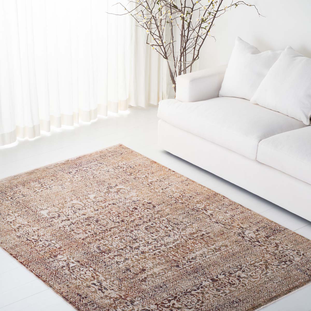 Lauren Ralph Lauren Pascal Rug, LRL1388 - IVORY / BROWN