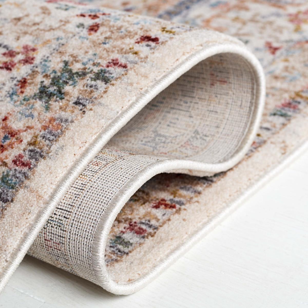 Lauren Ralph Lauren Fairhaven Rug, LRL1400 - IVORY / BLUE RUST