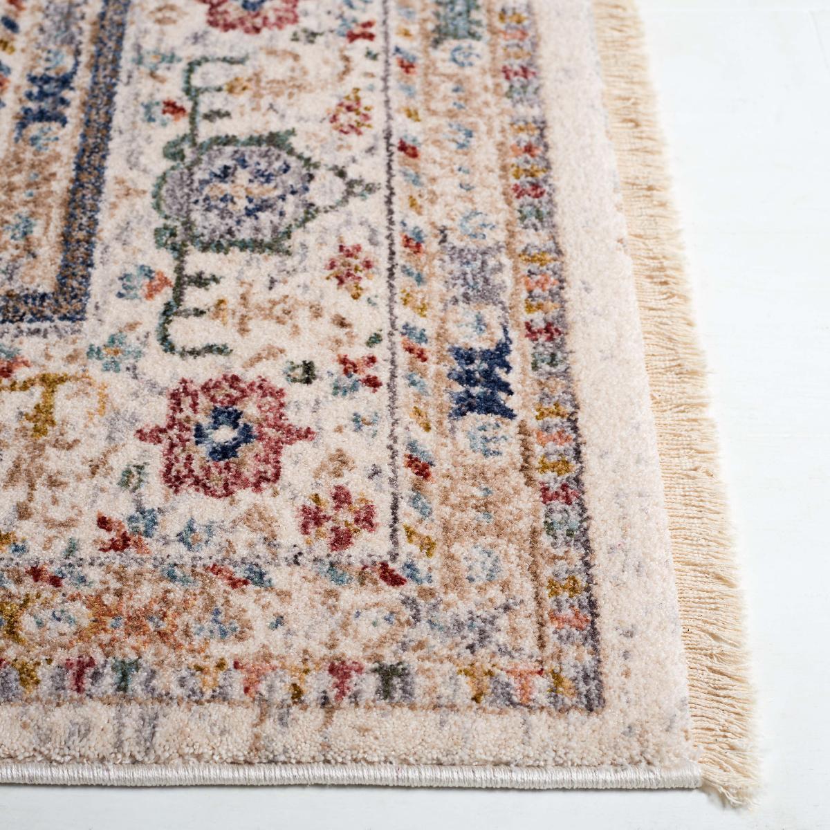Lauren Ralph Lauren Fairhaven Rug, LRL1400 - IVORY / BLUE RUST