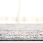 Lauren Ralph Lauren Fairhaven Rug, LRL1400 - LIGHT GREY / BLUE RUST