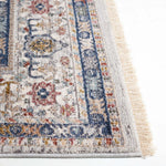 Lauren Ralph Lauren Fairhaven Rug, LRL1400 - LIGHT GREY / BLUE RUST