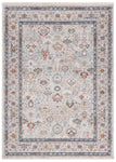 Lauren Ralph Lauren Fairhaven Rug, LRL1400 - LIGHT GREY / BLUE RUST