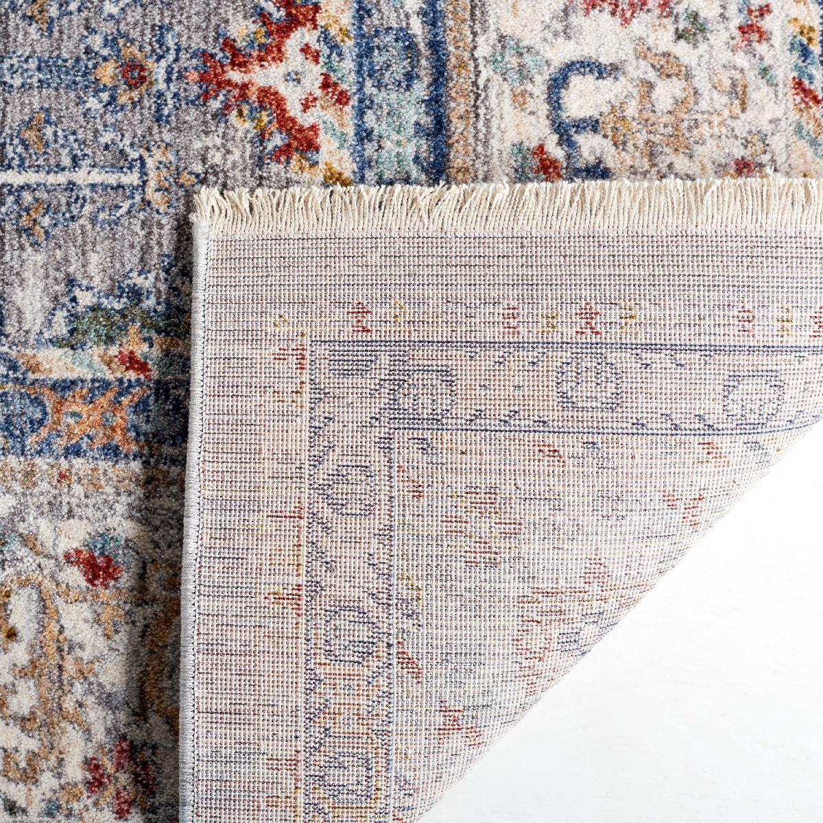 Lauren Ralph Lauren Fairhaven Rug, LRL1400 - GREY BLUE / IVORY