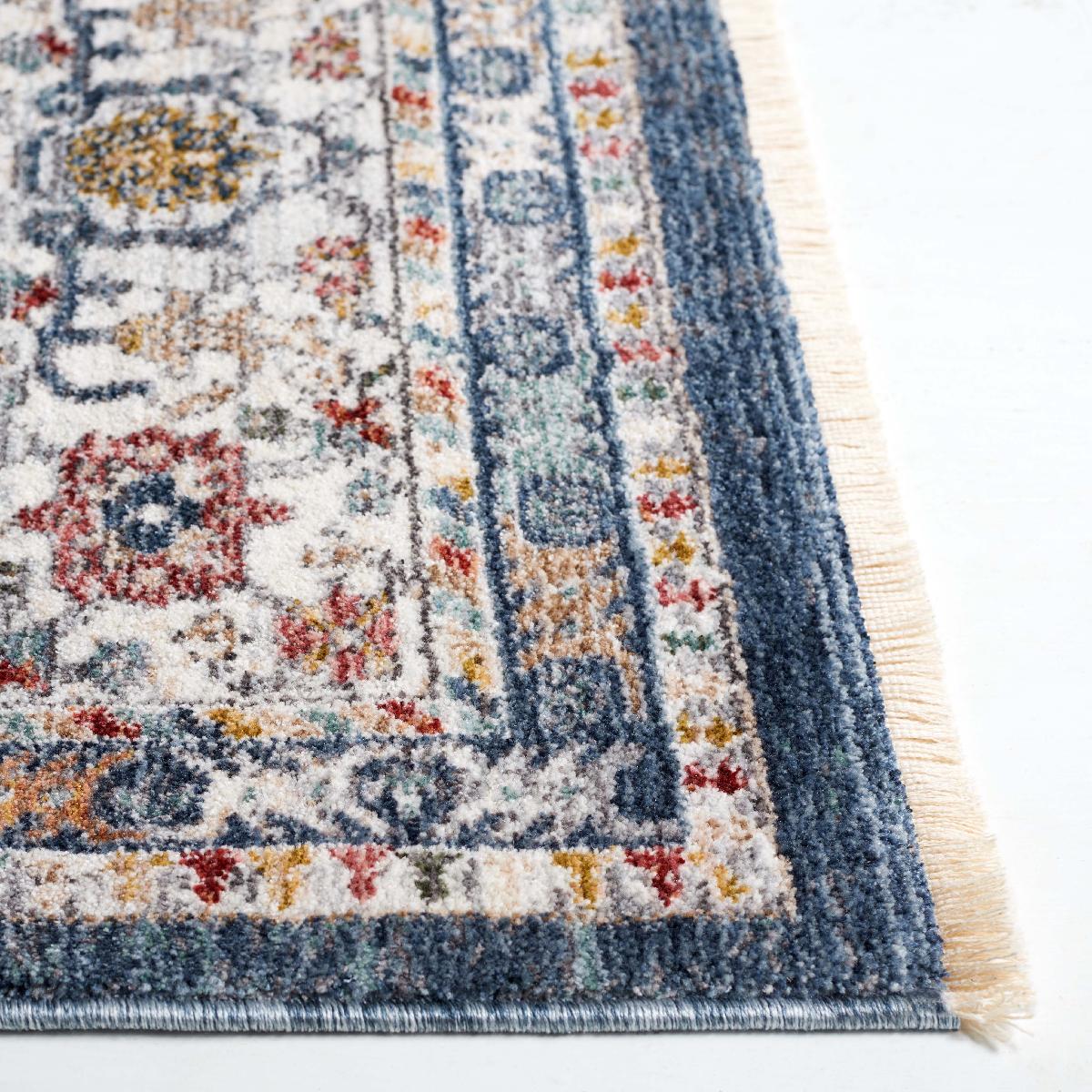 Lauren Ralph Lauren Fairhaven Rug, LRL1400 - NAVY BLUE / IVORY