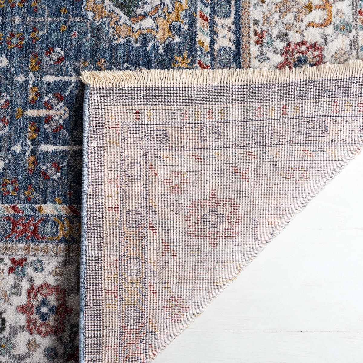 Lauren Ralph Lauren Fairhaven Rug, LRL1400 - NAVY BLUE / IVORY