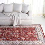 Lauren Ralph Lauren Fairhaven Rug, LRL1400 - RED / IVORY BLUE