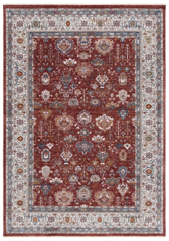 Lauren Ralph Lauren Fairhaven Rug, LRL1400 - RED / IVORY BLUE