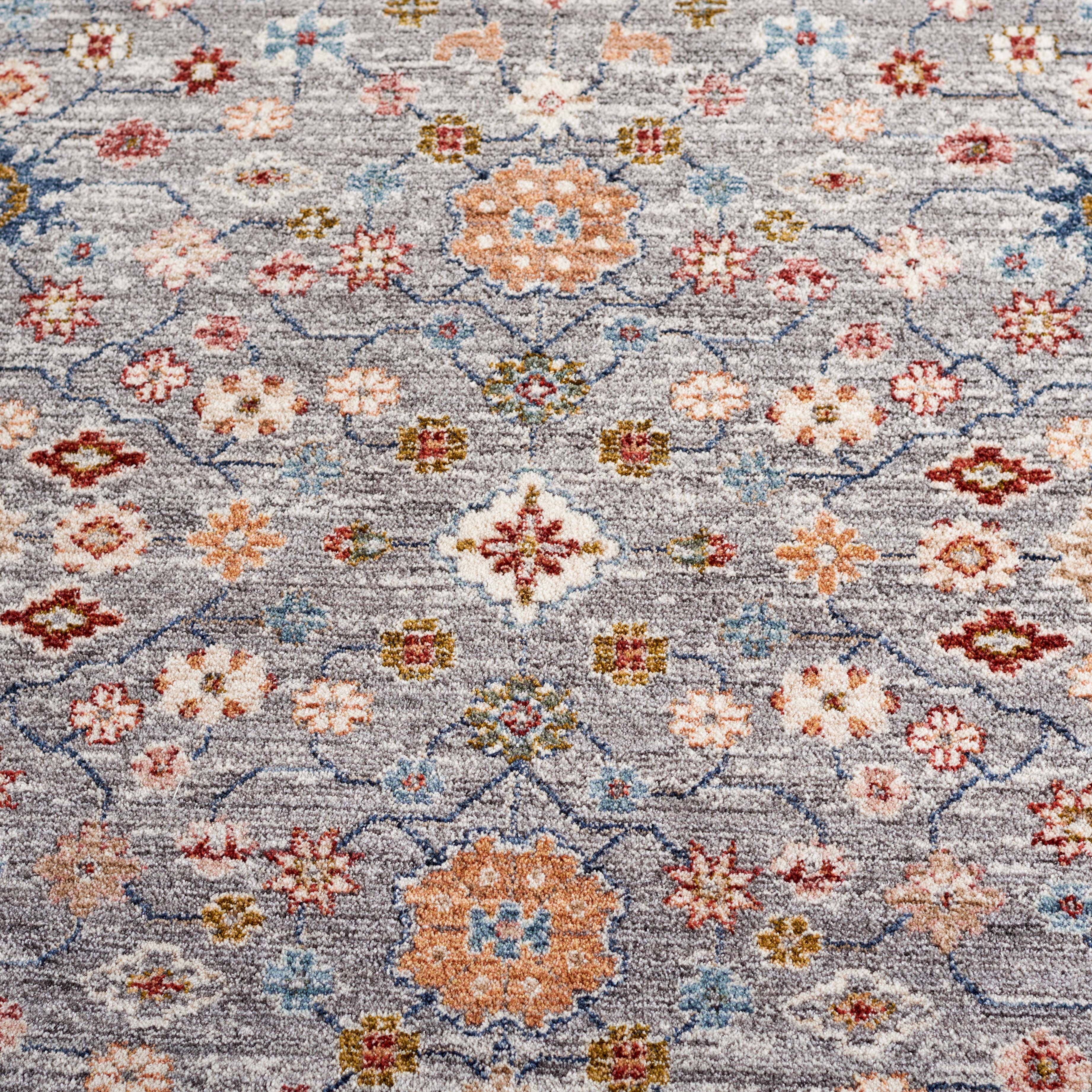 Lauren Ralph Lauren Kempton Rug, LRL1402 - GREY BLUE / RUST