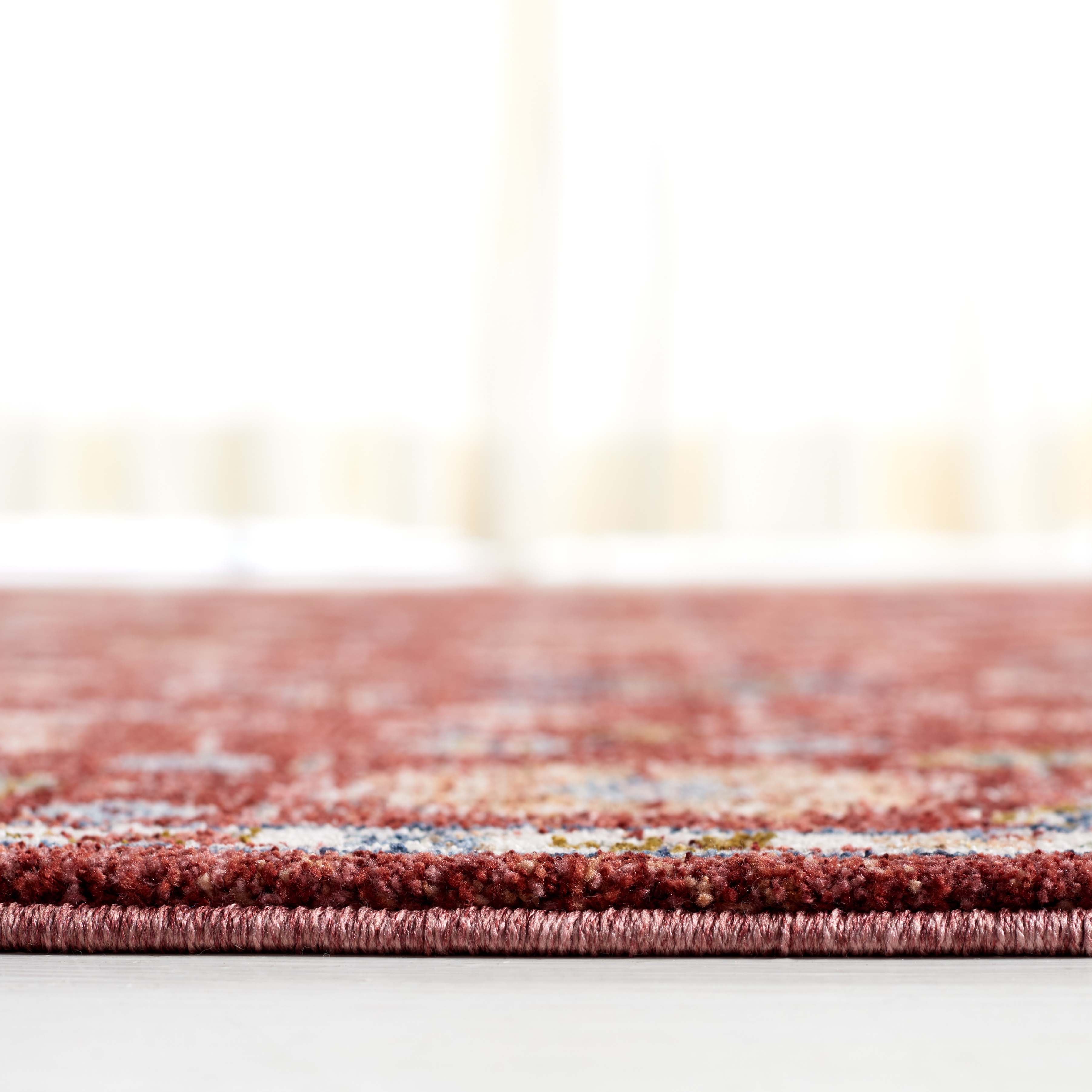 Lauren Ralph Lauren Kempton Rug, LRL1402 - RED / IVORY