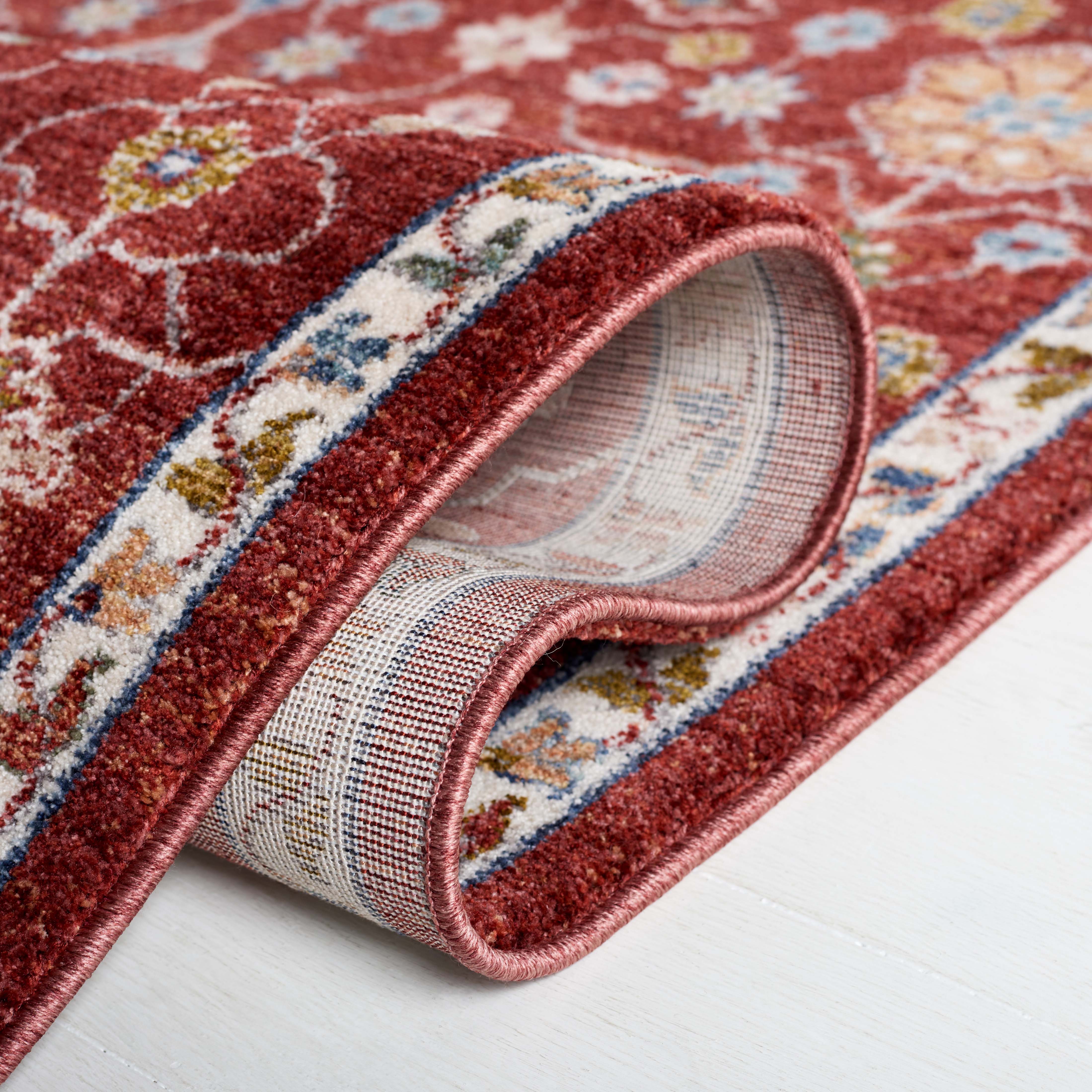 Lauren Ralph Lauren Kempton Rug, LRL1402 - RED / IVORY