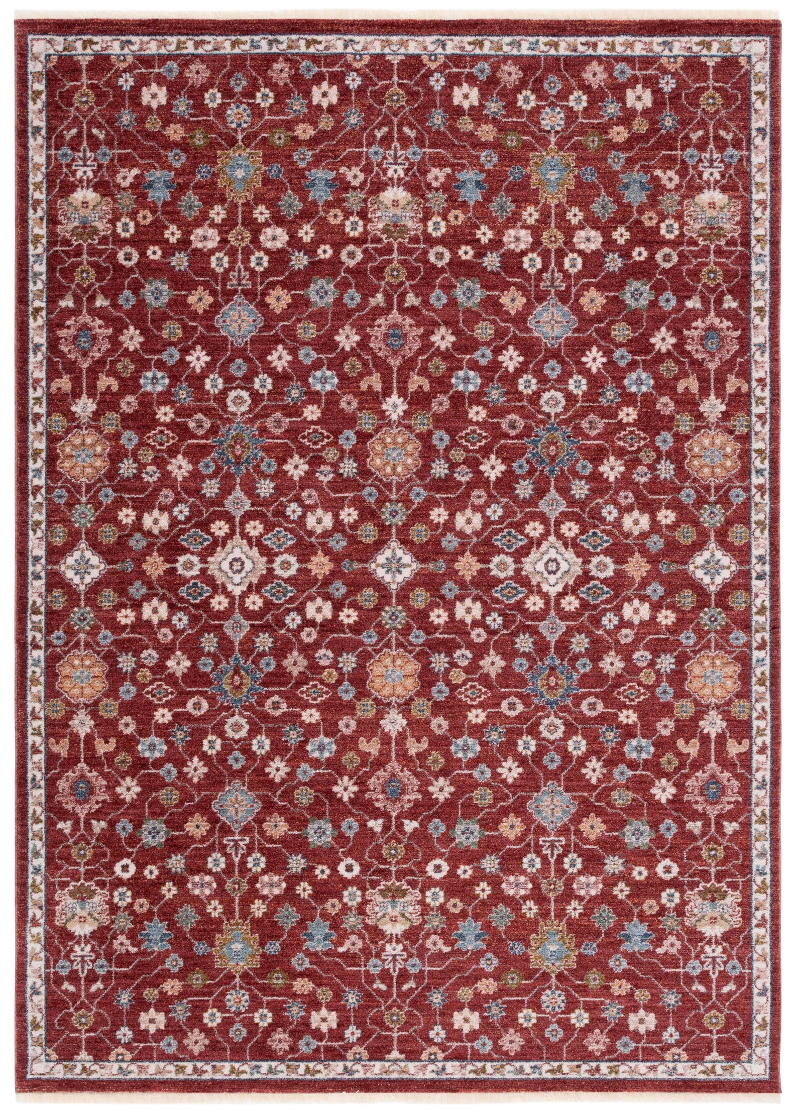 Lauren Ralph Lauren Kempton Rug, LRL1402 - RED / IVORY