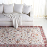 Lauren Ralph Lauren Milltown Rug, LRL1403 - IVORY / BLUE RUST