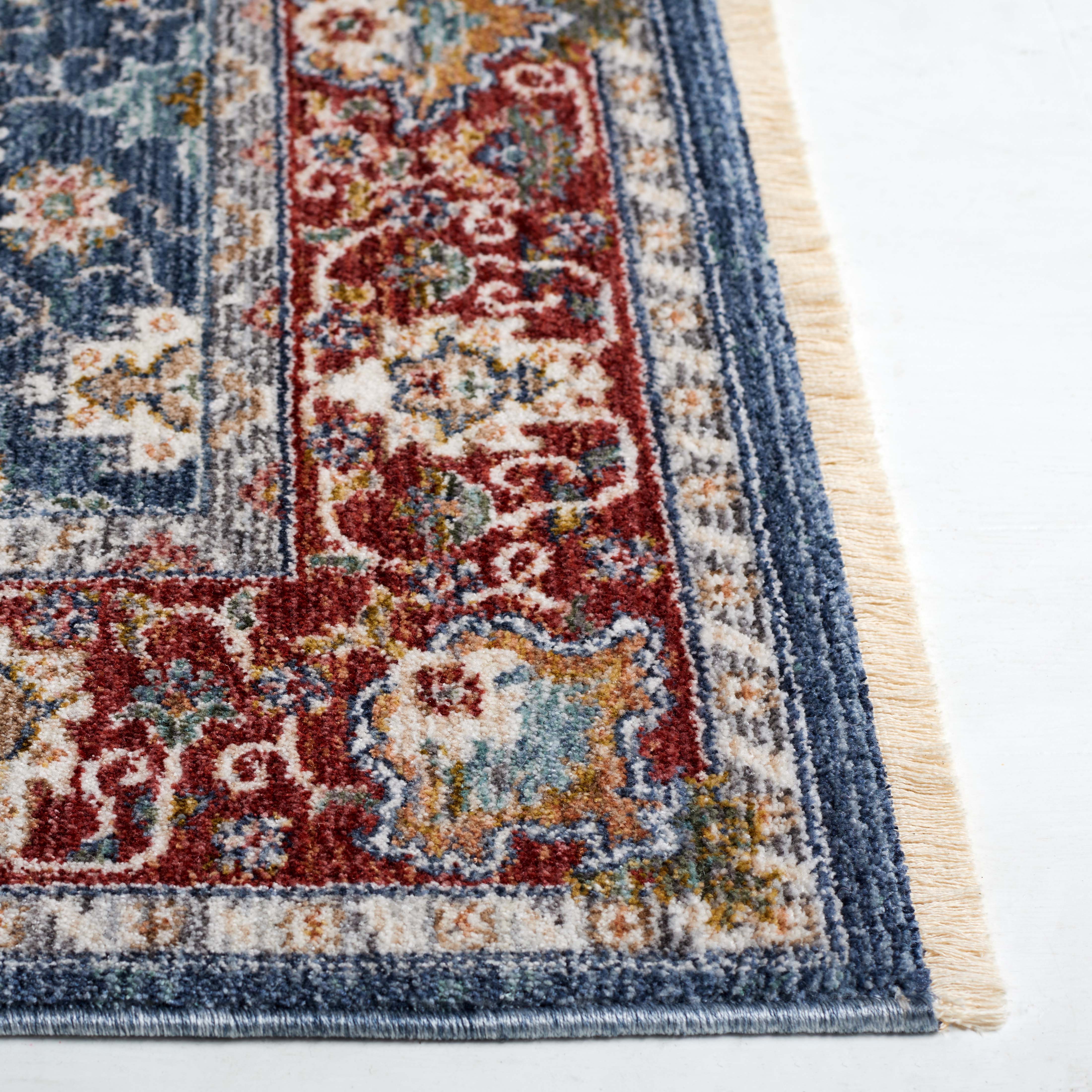 Lauren Ralph Lauren Milltown Rug, LRL1403 - BLUE / RED