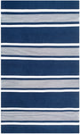 Lauren Ralph Lauren Hanover Stripe Rug, LRL2461 - NAVY