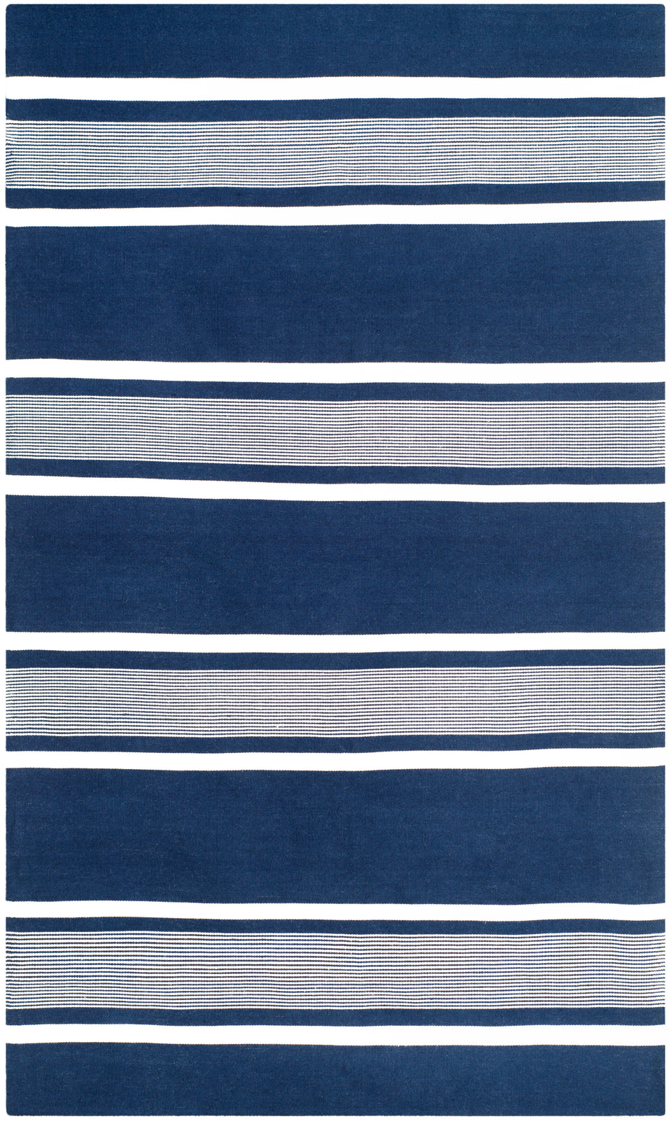 Lauren Ralph Lauren Hanover Stripe Rug, LRL2461 - NAVY