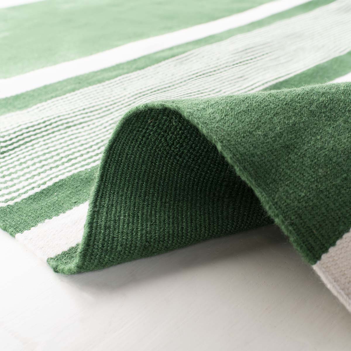 Lauren Ralph Lauren Hanover Stripe Rug, LRL2461 - GREEN