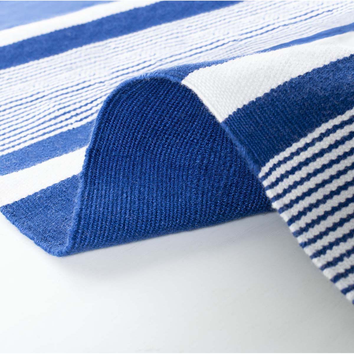 Lauren Ralph Lauren Hanover Stripe Rug, LRL2461 - BLUE