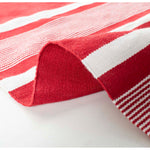 Lauren Ralph Lauren Hanover Stripe Rug, LRL2461 - RED