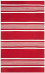 Lauren Ralph Lauren Hanover Stripe Rug, LRL2461 - RED