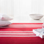 Lauren Ralph Lauren Hanover Stripe Rug, LRL2461 - RED