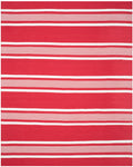 Lauren Ralph Lauren Hanover Stripe Rug, LRL2461 - RED