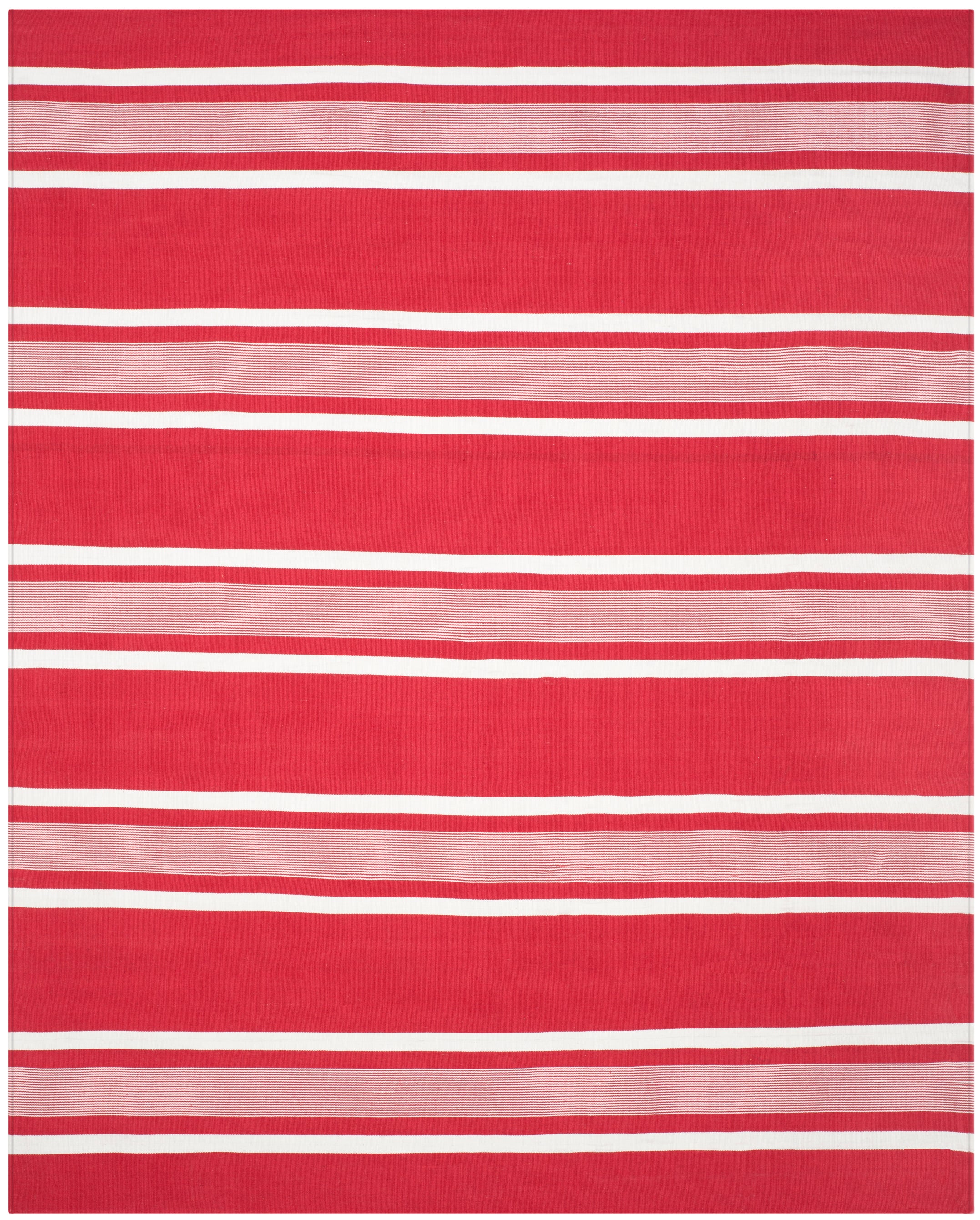 Lauren Ralph Lauren Hanover Stripe Rug, LRL2461 - RED