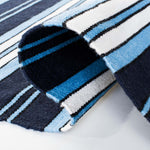 Lauren Ralph Lauren Leopold Stripe Rug, LRL2462 - NAVY