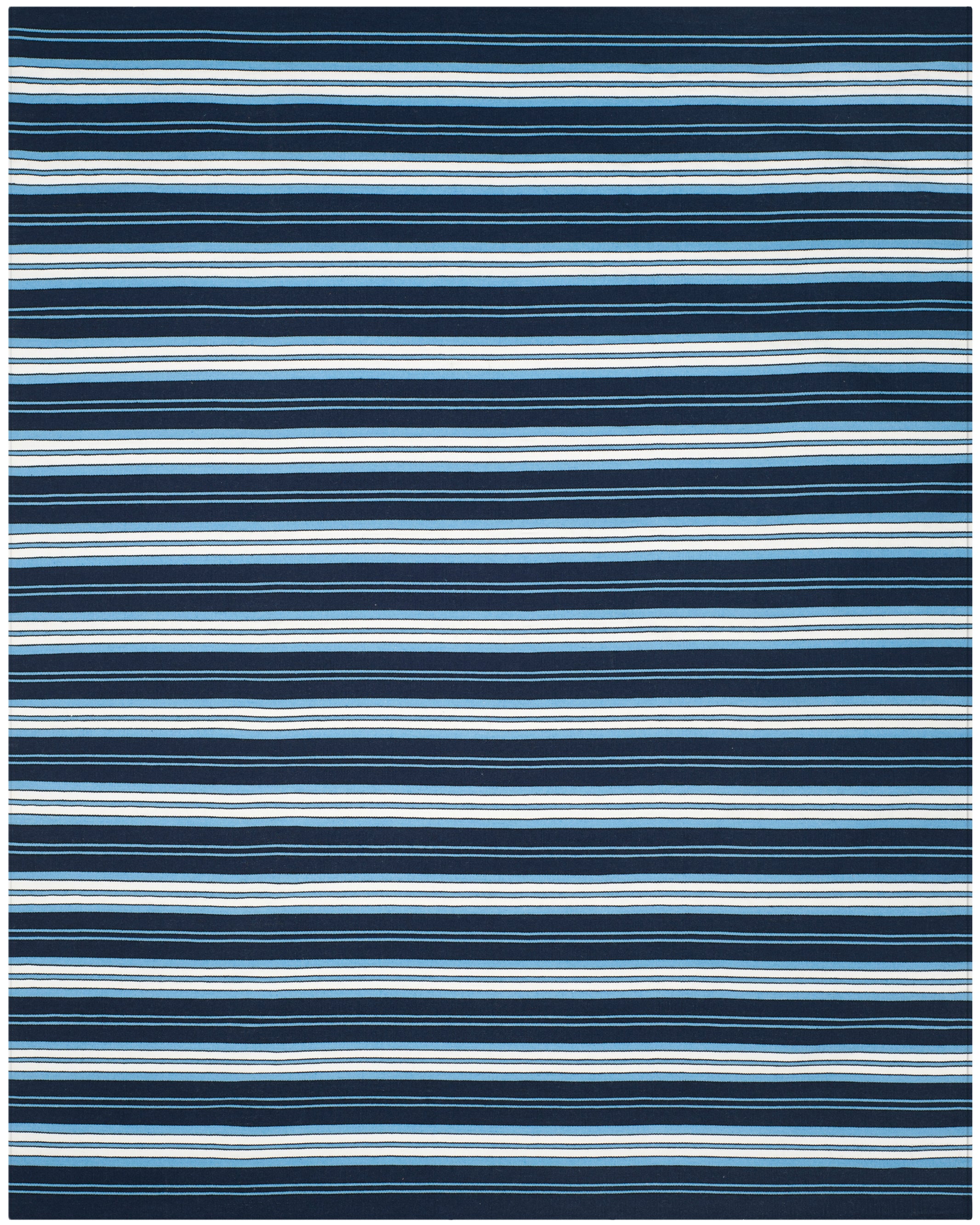 Lauren Ralph Lauren Leopold Stripe Rug, LRL2462 - NAVY