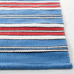 Lauren Ralph Lauren Leopold Stripe Rug, LRL2462 - ROYAL BLUE